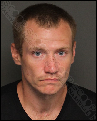 Allen Stidmon booked for trespassing on Gay Street