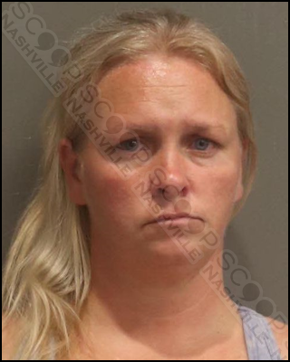 Christy Dozier drives on suspended license down Charlotte Pike