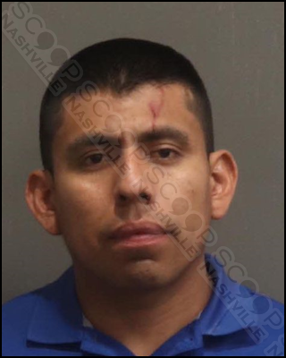 DUI: Crispin Alfredo causes crash on Briley Parkway after getting sauced on one beer