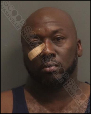 Corey Moore grabs girlfriend by throat & destroys her work laptop during argument