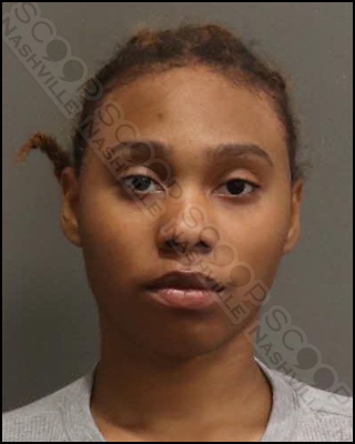 Montiana Rhone punches little sister multiple times after she was caught stealing at Walmart